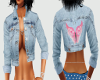 LADIES BUTTERFLY DENIM