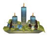 Holiday Candles Blue