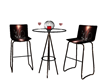 Bar stool and chairs