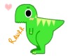 Dinosaurs say rawrr<3