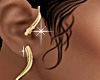 Cleo Snake Earrings