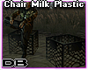 Chair Milk Plastic 2P