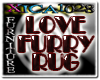 (XC) LOVE FURRY RUG