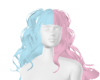 Cotton Candy clown hair