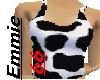 -E- Cow print tank top