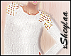 $ Spiked Knit ~ White