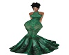 Elegant Green Gown XXL