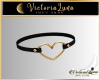 Gold Heart Choker