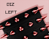 !!D Ankle Spike Red L