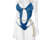 blue Elegant bikini L
