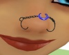 Blue&Blk Nose Ring