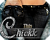 !C! Thin{D&G Jeans}Black