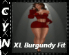 XL Sexy Burgundy Fit