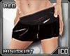 ICO Miniskirt Red