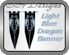 Light Blue Dragon Banner