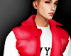 Puffer Vest Red