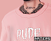 ✖ Pink Sweater.