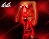 ![KK] RED PVC OUTFIT