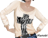 Cross Zebra Top