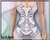 skeleton dress ; lilac