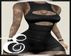 BLACK PLAYSUIT INKED