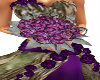 camo/purple bouquet
