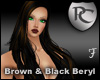 Brown & Black Beryl