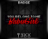 !TX - You Belong Badge