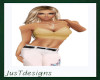 JT Cropped Vest Beige