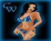 RAVE Blue Fire Bikini