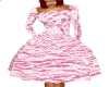 1950 dress pink &white