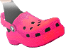 Pink Crocs + Socks