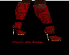 rose red boots