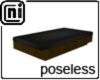 [Nico]poseless black bed