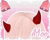 Glittery Horns | Red