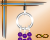 [CFD]Lilac Bead Earrings