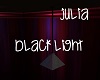 *J* Black Ceiling Light