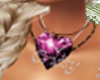 *cp*Heart Necklace Pink