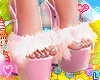 L|pink pedi' heels`e