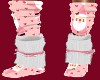 Santa boots pink girl