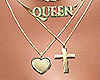 3FSN Queen Gold Necklac