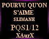 POURVU QU'ON S'AIME