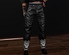 Grey leather with spikes