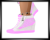 Pink n White Sneakers