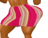 XXL Pink Stripe Skirt