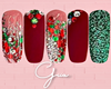 G̷. Christmas Nails