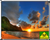 Hawaii Sunset beachTowel