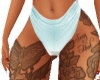 Teal Tattoo Bikini
