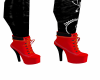 Angels Red Outfit Boots