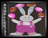 EASTER BUNNY SIGN PINK